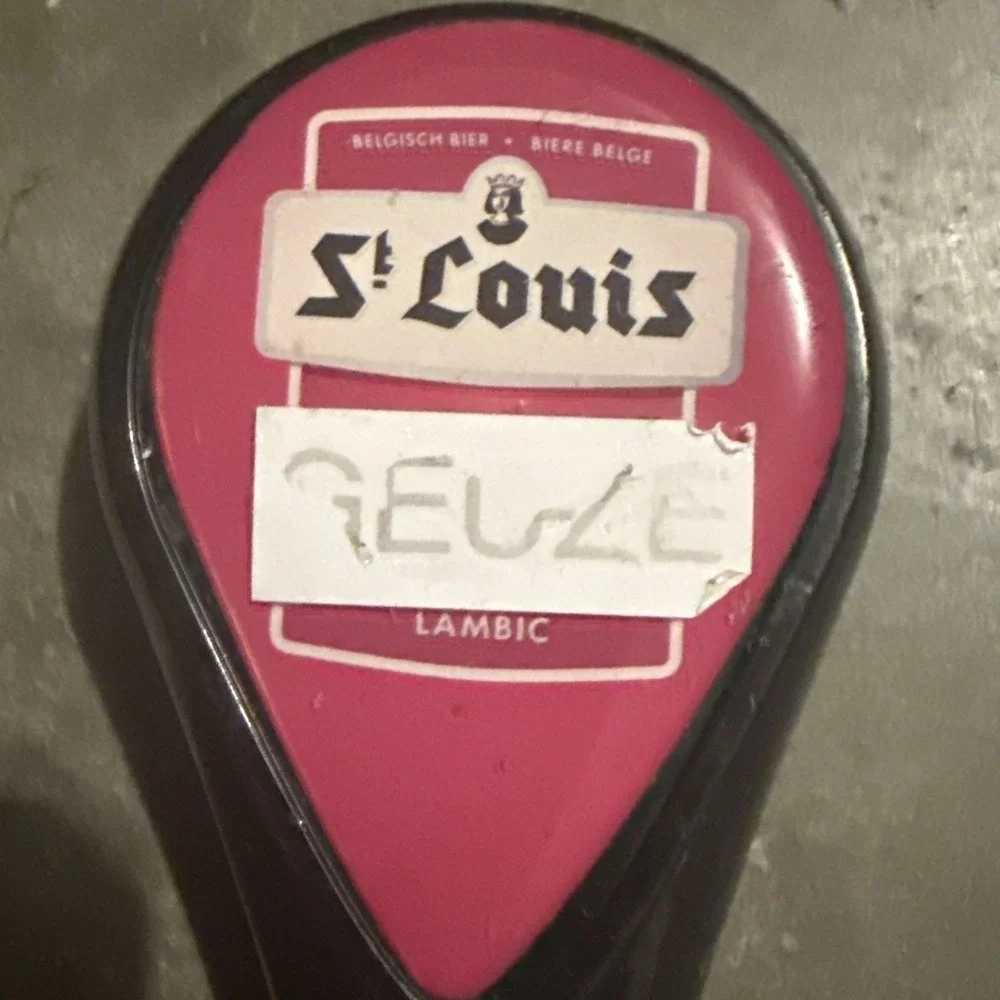St Louis Flamboise Lambic Beer Tap Handle Knob